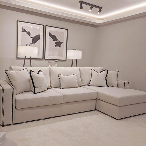 Mayfair Luxury Velvet Corner Sofa - Couchek