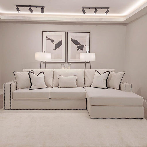 Mayfair Luxury Velvet Corner Sofa - Couchek