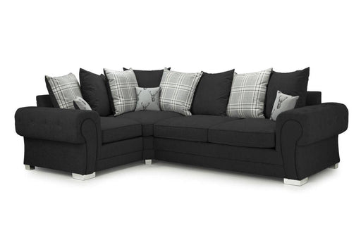 Verona Scatterback Right Facing Corner Sofa with bed - Couchek